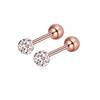 Stainless Steel Lip, Zircon Ear, and Ear Bone Studs - Trendy Piercing Jewelry