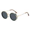 Vintage Round Sunglasses Men Fashion Metal Multicolor Women Shades Retro Trendy Brand Luxury Design Sun Glasses Uv400