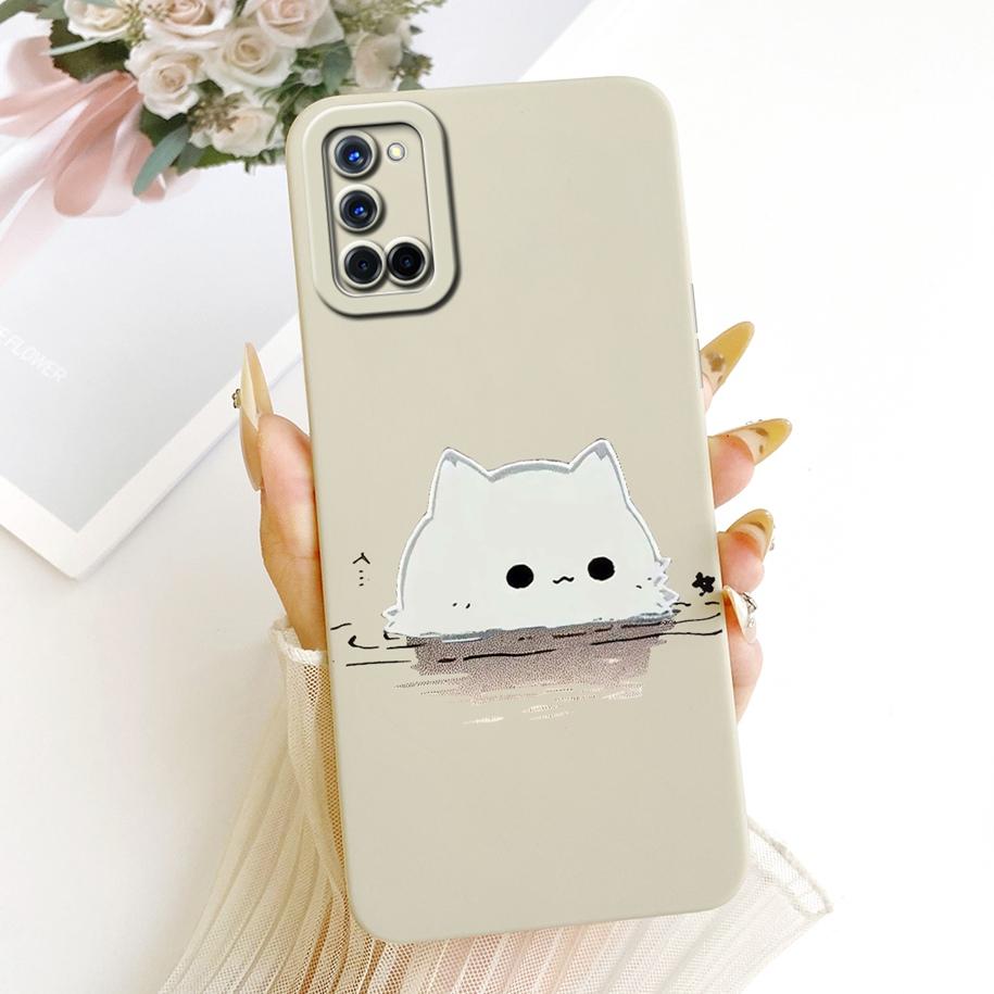 Case For OPPO A52 Cover CPH2061 CPH2069 Cute Cartoon Rabbit Cats Soft Silicone Shockproof Bumper For OPPO A72 A92 CPH2067 Shells