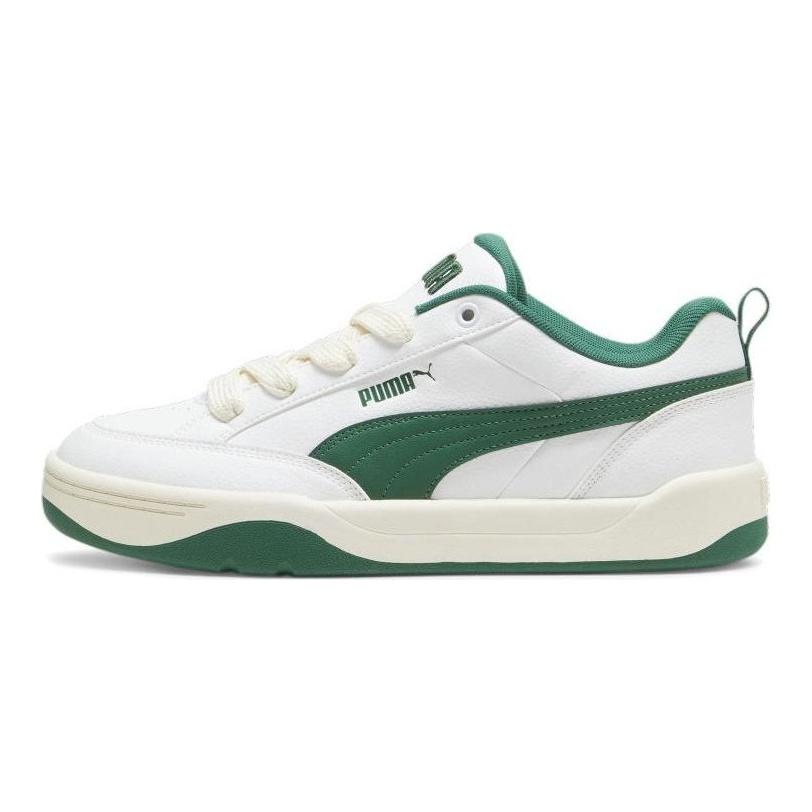 Puma Park Lifestyle Series Удобные низкие кеды для скейтбординга Унисекс Кроссовки Белый Зеленый 395084-02