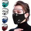 1PC Men's and Women's Cycling Protective Masks, Sports Masks, Filters, Dustproof and Warm Masks, Protective Lenses, Removable