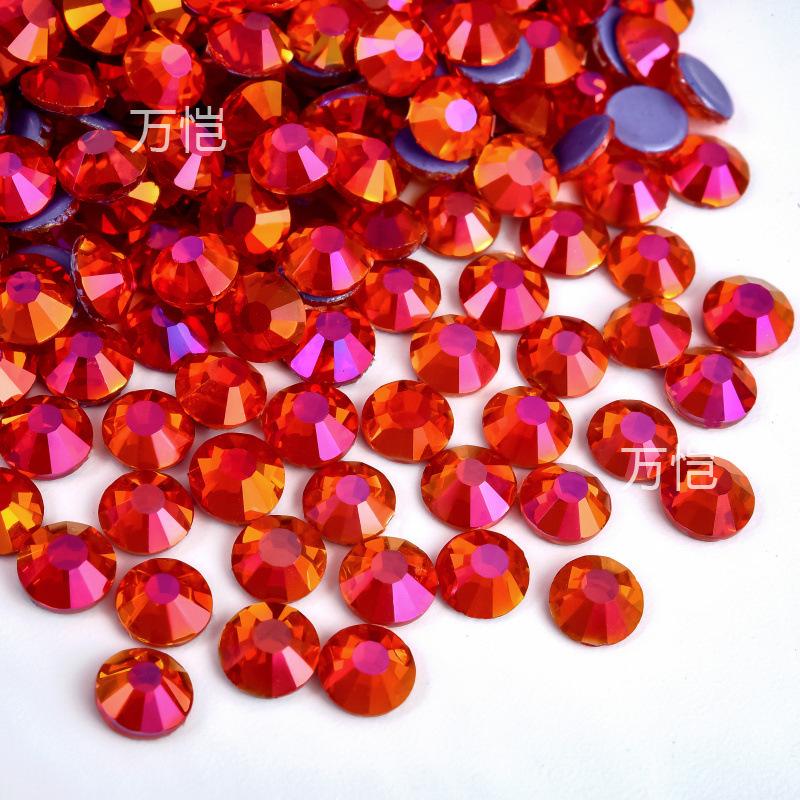 Китай Красный Стекло Горячий Алмаз, Термоплавкий Клей Стразы Diy Одежда Кристалл Ювелирные Изделия Декоративные Красота Креативные Аксессуары
