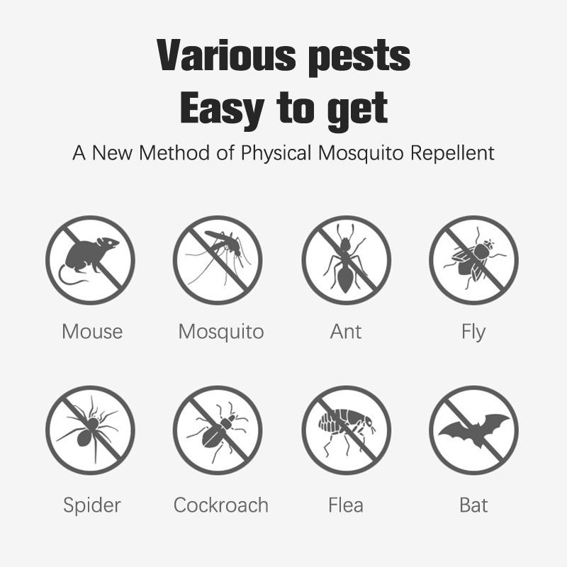 Electronic Ultrasonic Pest Reject Bug Mosquito Cockroach Mouse Killer Repeller