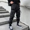 Модные брюки-карго с несколькими карманами для мужчин Y2K Outdoor Techwear, повседневные брюки-парашютисты в стиле панк, большие размеры