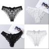 T-back Sexy Lace Flowers Underpants Thong G String Women's Underwear Hollow Bow Panties