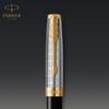 PARKER Sonnet Premium Fountain Pen, Metal & Black GT, Fine Point, 18K Nib, Gift Box, 2119784