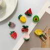 1 Cartoon Fruit Acetate Hairpin Cute Little Grab Strawberry Lemon Cherry Grape Bangs Broken Hairpin Top Clip Hair Accessories