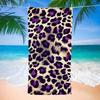 Beach Towel Colorful Neon Leopard Print Microfiber Towel for Men Women Beach Pool Gym Camping Travel Daily Use