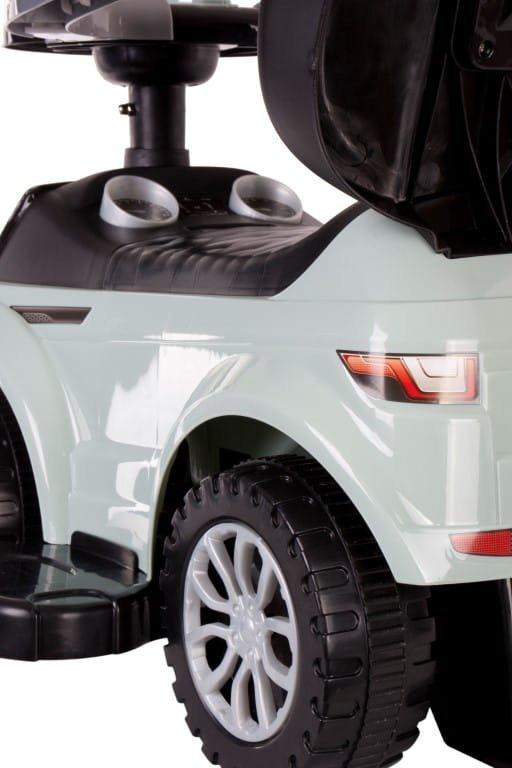Jeździk Dla Dziecka Z Rączką I Obejmą Sport Car Szałwia Sun Baby