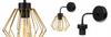 ELEGANT RETRO WALL LAMP WIRE GOLD LOFT