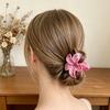 Hair Claw Flower Shape Stable Grip Summer Back Head Hair Clip Vibrant Color Non-Slip Shower Hair Claw Hair