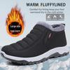 2025 Winter Plus Size Unisex Snow Boots: Slip-on, Fleece Lined, Soft Sole, Thickened Low-Top for Outdoor Use