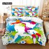 Спортивный футбольный комплект постельного белья пододеяльник комплект 3D постельное белье цифровая печать постельное белье размер Queen комплект постельного белья модный дизайн