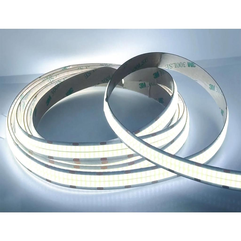 Double Row Flexible COB LED Strip Super Bright High Density 600LEDs/m Dimmable LED Lights DC24V 2000LM/M 3000K 4000K 6500K Strip