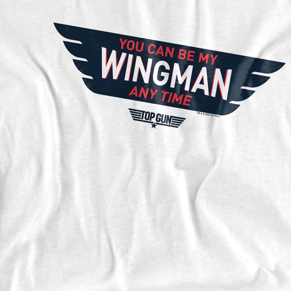 Top Gun Unisex Adult Wingman Anytime T-Shirt