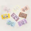 New Twill Print Bow Children's Headband, Summer Thin Solid Color Baby Hair Accessories, Girls Headscarf