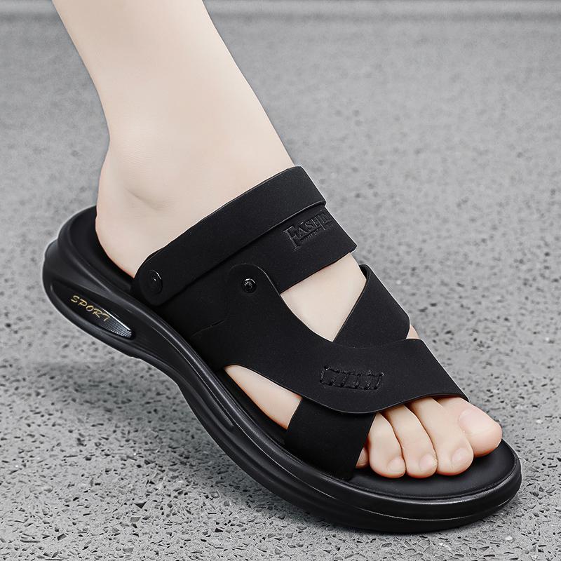 2024 Hot Sale Summer Waterproof Non-Slip Sandals Men's Soft Bottom Wear-Resistant Slippers Dual-Purpose Breathable Sandals Men