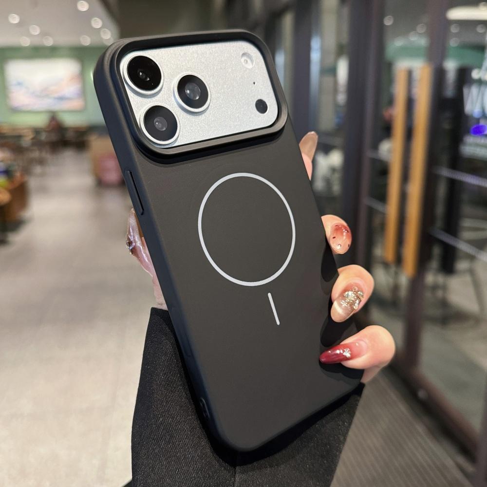 Жидкий силикон Для Magsafe Магнитный чехол Для iPhone 17 Pro 16 15 14 13 11 12 Pro Max Air Камера Сенсорная кнопка Ударопрочный чехол
