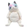 Shinada Global Mochi Series Mochi Neko Rainbow 22 X 22 X 30cm Plush Cat Animal (L) MONE-0350R