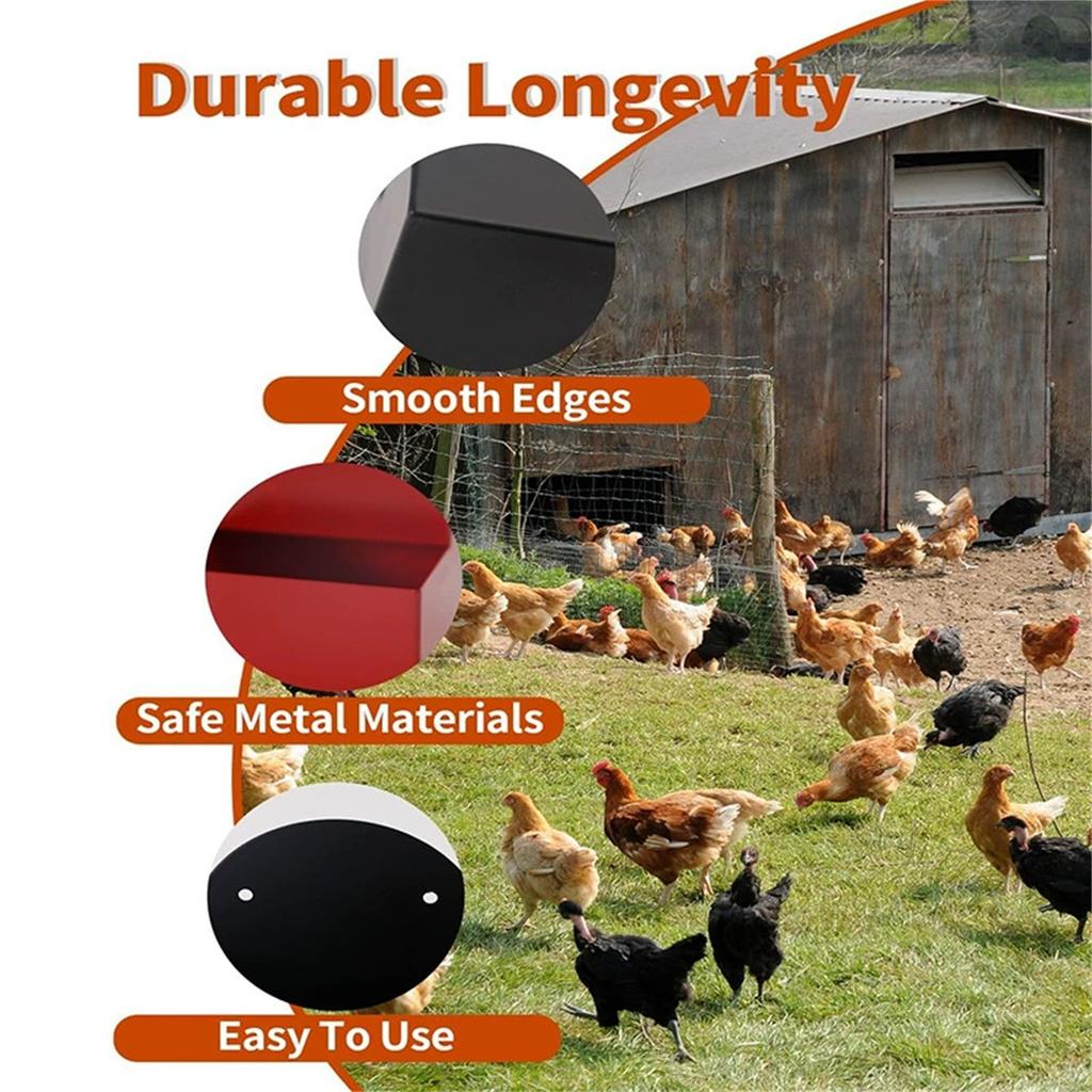 Кормушка для кур и кормушка для гравия Металлическая Аксессуары для курятника Автоматическая