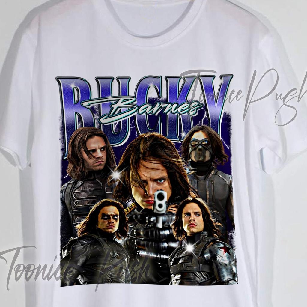 Bucky shirt, Vintage Retro style graphic design T shirt and Bucky barnes sweaT shirt