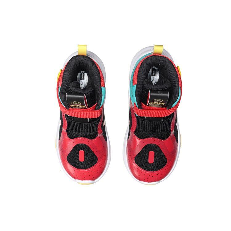 Li Ning Wade Удобная прочная детская повседневная обувь с цветными блоками Детская повседневная обувь Красный Черный YKAP074-13