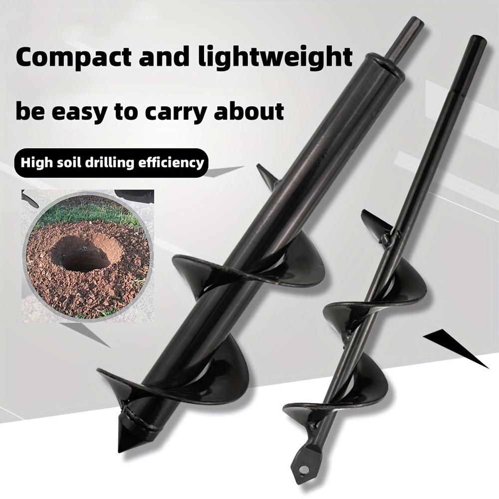 Шнек для земли Спиральное сверло для рыхления садовой почвы