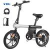 AVDL A11 Folding Electric Bike, 36V 12.8Ah Battery,Hydraulic Disc Brakes,16 Inch