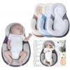 Baby Pillow Newborn Head Protector Sleeping Safety Breathable Shaping Anti Roll Toddler Pillow Infant Anti-Spill Milk Cushion