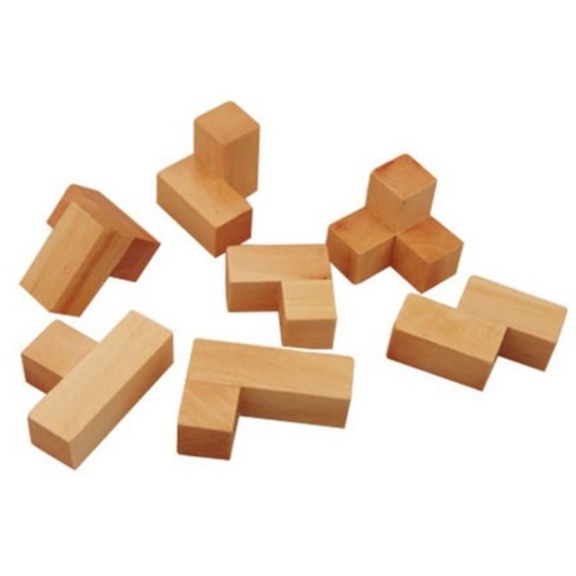 Big Sol Storming Wood Soma Cube, популярные корейские головоломки