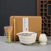 5PCS With Strainer Spoon Matcha Whisk Set Bamboo Ceramic Japanese Chasen  Stirring