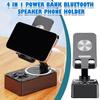 Rotating 3 in 1 Phone Holder Foldable Wireless Speaker Phone Stand  Mobile Phone Accessories