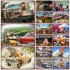 Beauty Girl Vintage Metal Poster Retro TinplateCompact Car Tin Signs Board Home Pub Bar Cafe Garage Wall Decor 20x30 CM