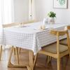 Classic Plaid PVC Tablecloth: Oil-Proof, Waterproof, Wash-Free for Dining, Hotel, and Camping