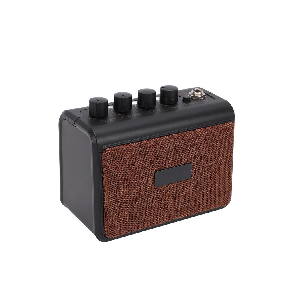 Портативный гитарный усилитель 10 Вт, Bluetooth-динамик, 2 канала Clean/Distortion, AUX-вход, разъем для наушников, перезаряжаемый, бесшумный, для улицы