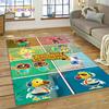 Cute Animal Crossing New Horizons Cartoon Carpet Rug for Bedroom Living Room Home Sofa Decoration,Kid Game Large Decor Floor Mat