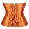 Хэллоуин Корсет для двора Сатиновый бюстье С Shapewear с Push-Up