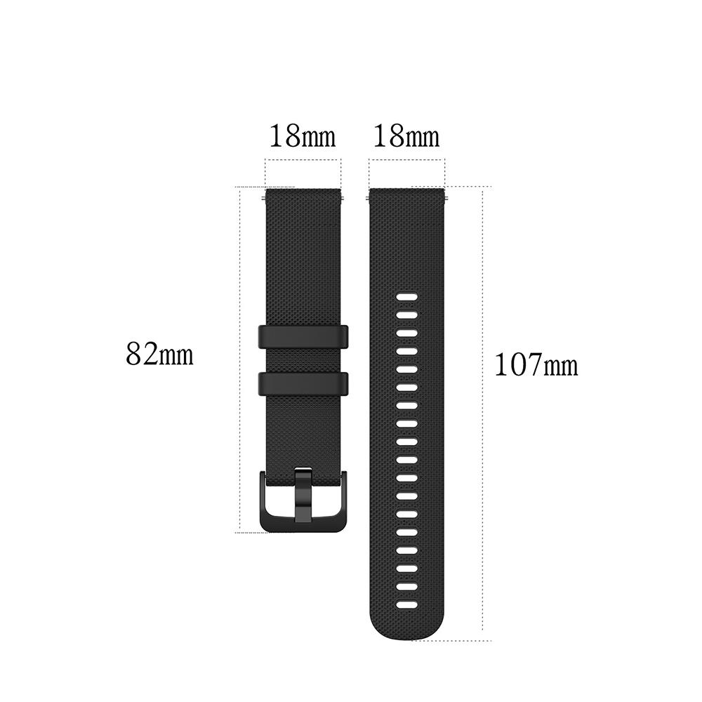 18 мм 20 мм силиконовый ремешок для часов для Garmin Vivoactive 5 3 4S Forerunner 165 645 245 55 Браслет для Venu 3S 2S Sq 2Plus Браслет
