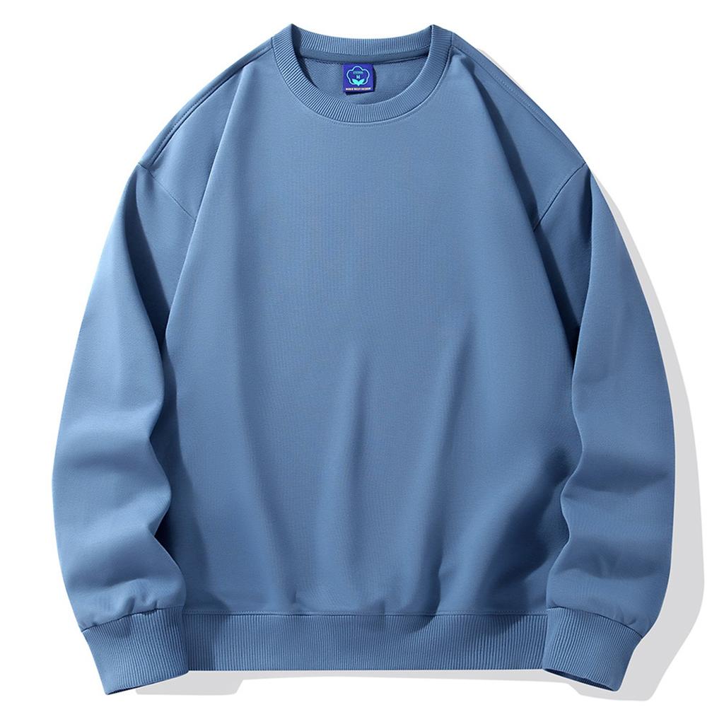 Весенний и осенний пуловер с круглым вырезом, спортивный свитер, мужской верхний свитер