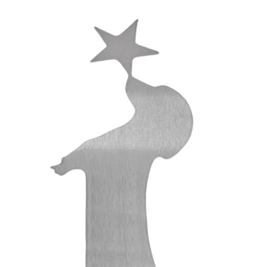 Рождественский Топ для елки в виде собаки-таксы, Металлический Топ для елки в виде собаки со звездой для украшения праздничной вечеринки, Милая фигурка щенка для любителей собак