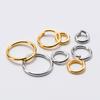 Товары для вечеринок, соединительные кольца Aolly Single Split, фурнитура для поделок, золотисто-серебристые серьги, покрытая бронзой, изготовление ювелирных изделий своими руками, 4–10 мм, 200–480 шт.