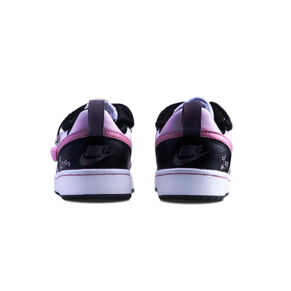 Nike Court Borough 2 Розовый Мечта Звезда Полосатый Нескользящий Легкий Нескользящий Низкие Кеды для Скейтборда BQ5448-115(Команда266-)