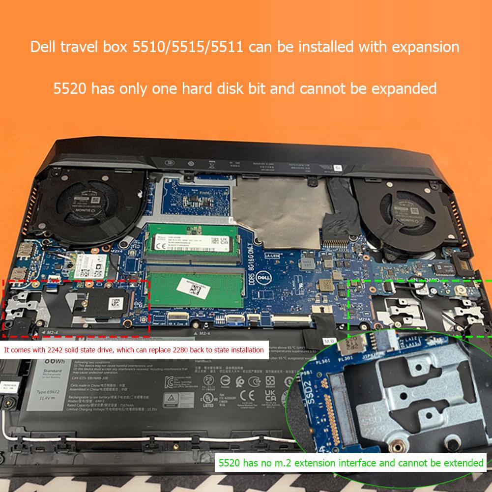 Игровые ноутбуки M.2 NVME 2230 2280 SSD кронштейн карта памяти жесткий диск радиатор монтажный адаптер для DELL G15/5510/5511/5515
