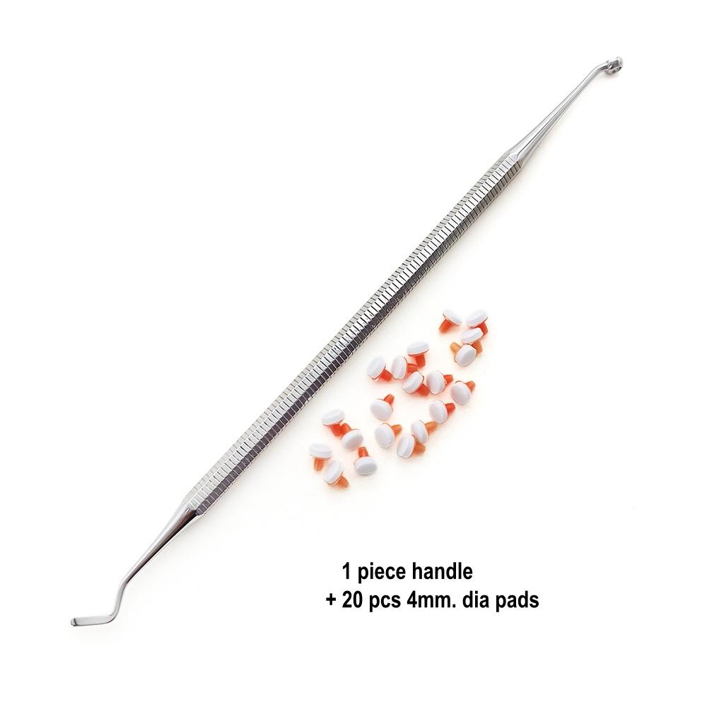 Инструмент для моделирования стоматологических композитных смол Шпатель для заполнения Ручка для смешивания Подушечки из пеноматериала L/S Ассортимент Набор инструментов Подушечки для лепки