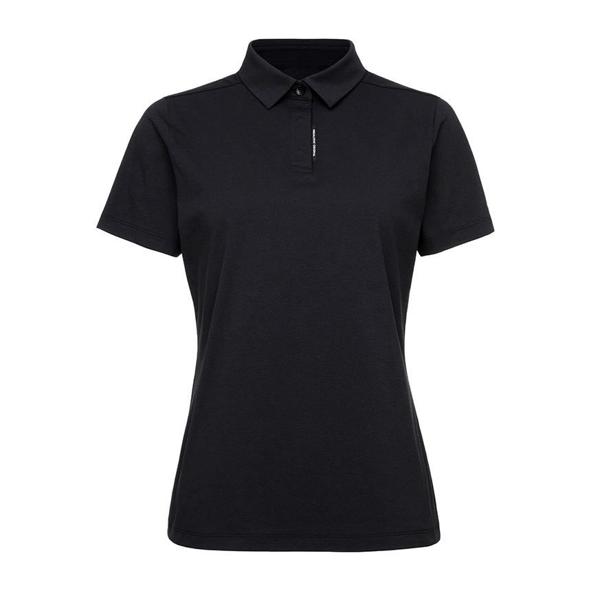 BLACKYAK Women'S Daily Latent Crimp Collared Short Sleeve Tee #2_Bk