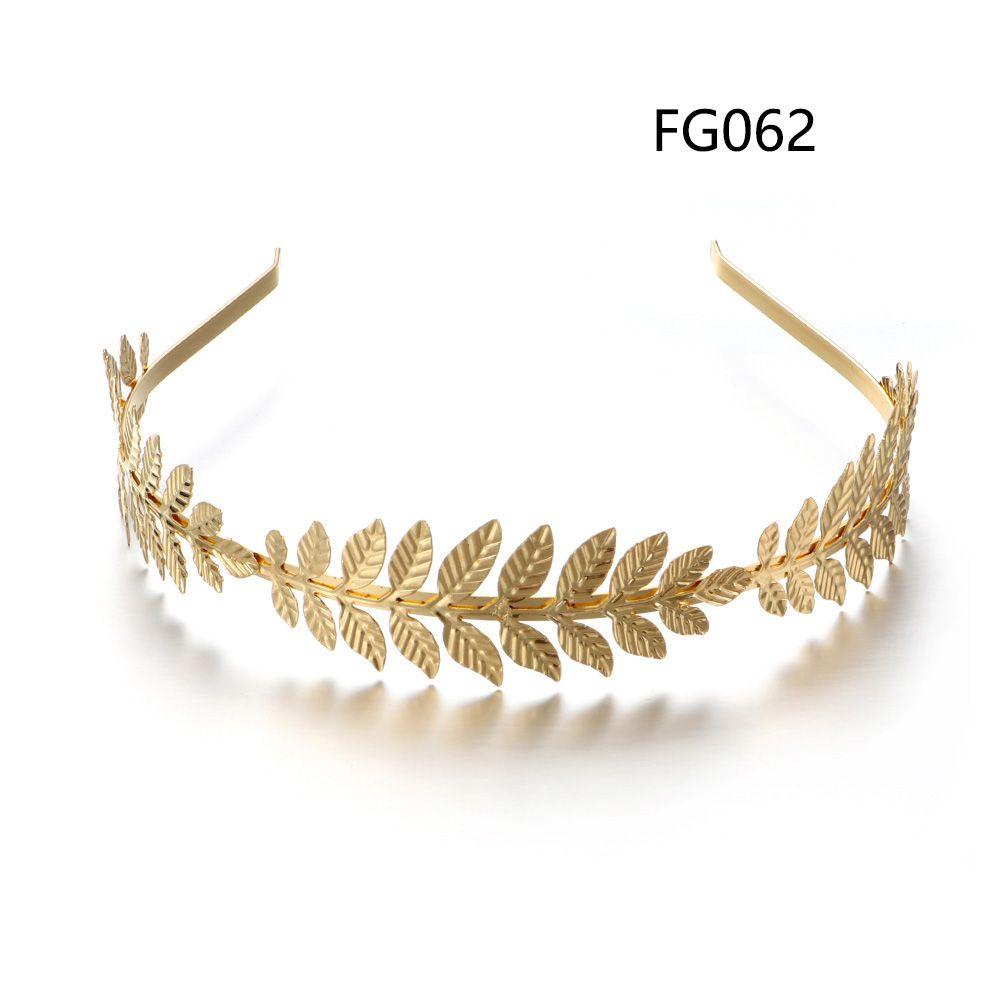 Корона для девочки Тиара Головной убор Листья Повязки для волос Свадебные аксессуары для волос
