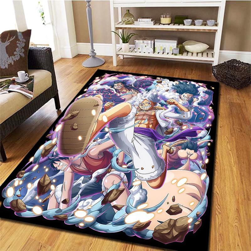 One Piece Gear Carpet Rug For Living Room Bedroom Home Sofa Decoration,kids Play Nonslip Floor Mat