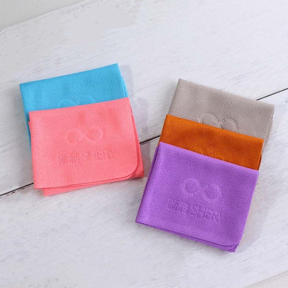 5pcs/lot Simple Suede Glasses Cloth Microfiber Solid Color Glasses Cleaner Lens Phone Screen Glasses Clean Male