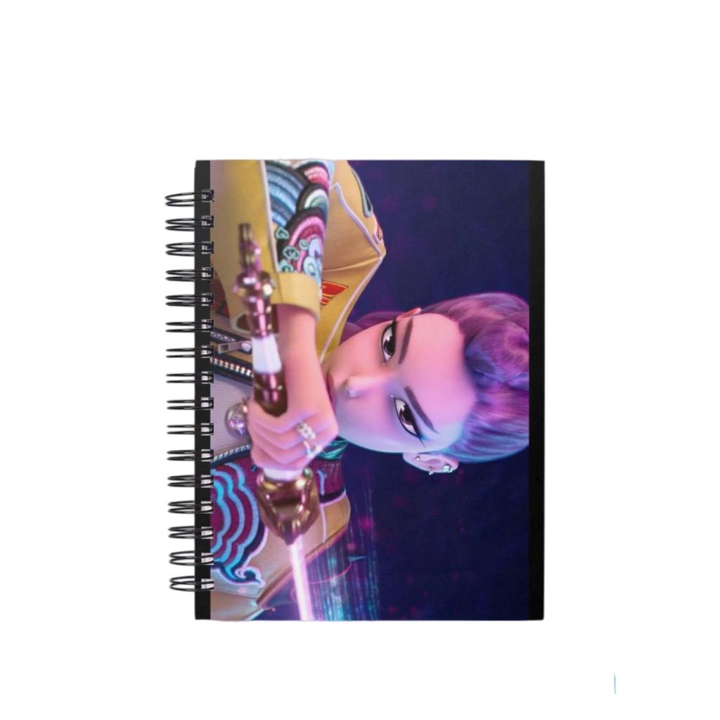 4pcs K-pop Demon Hunter Witch Hunting Squad Surrounding Students A6 Coil Notebook Student Stationery