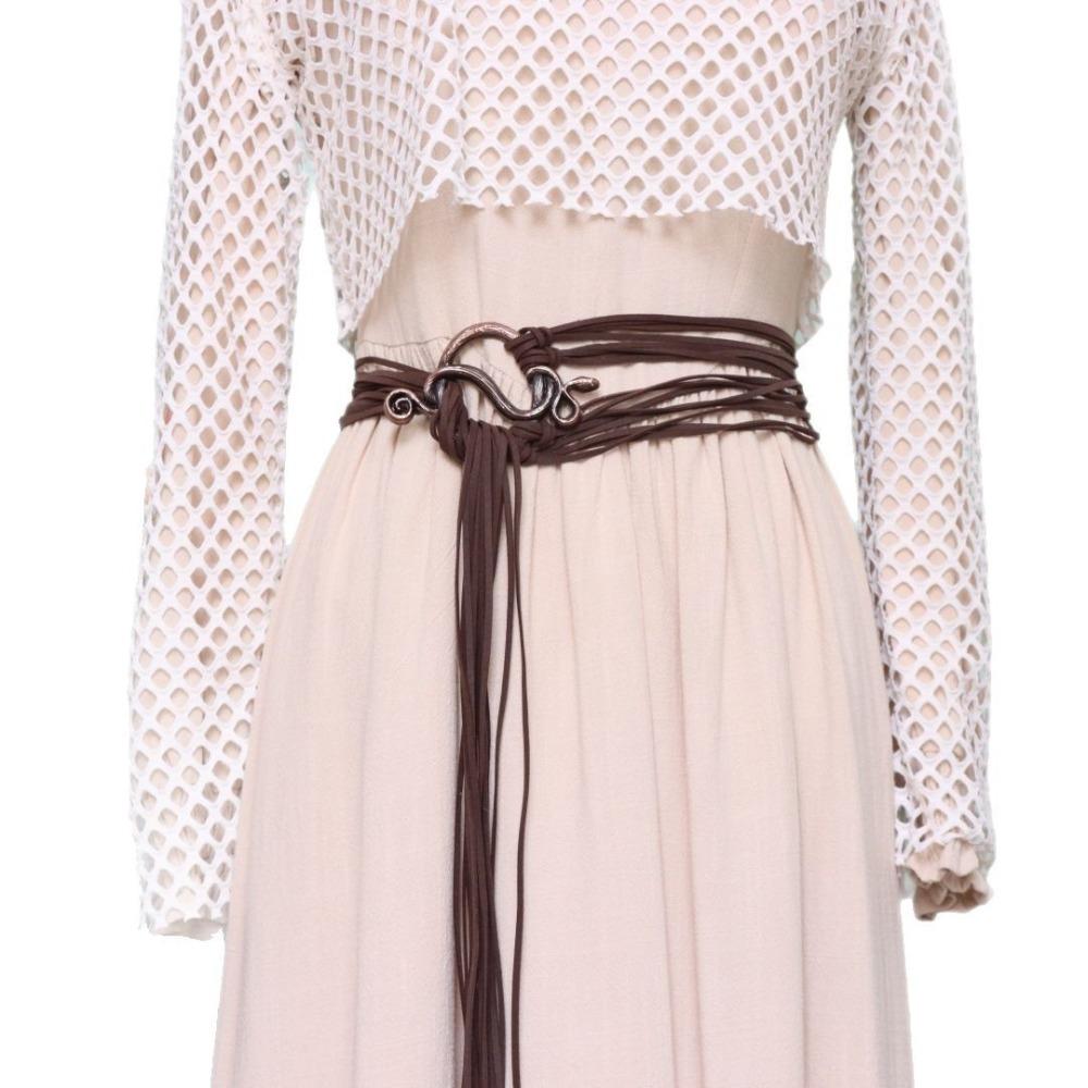 PU Leather, Metal Rope Ring Knotted Belt Decoration Viking Crossbody Chain  Witch Outfit